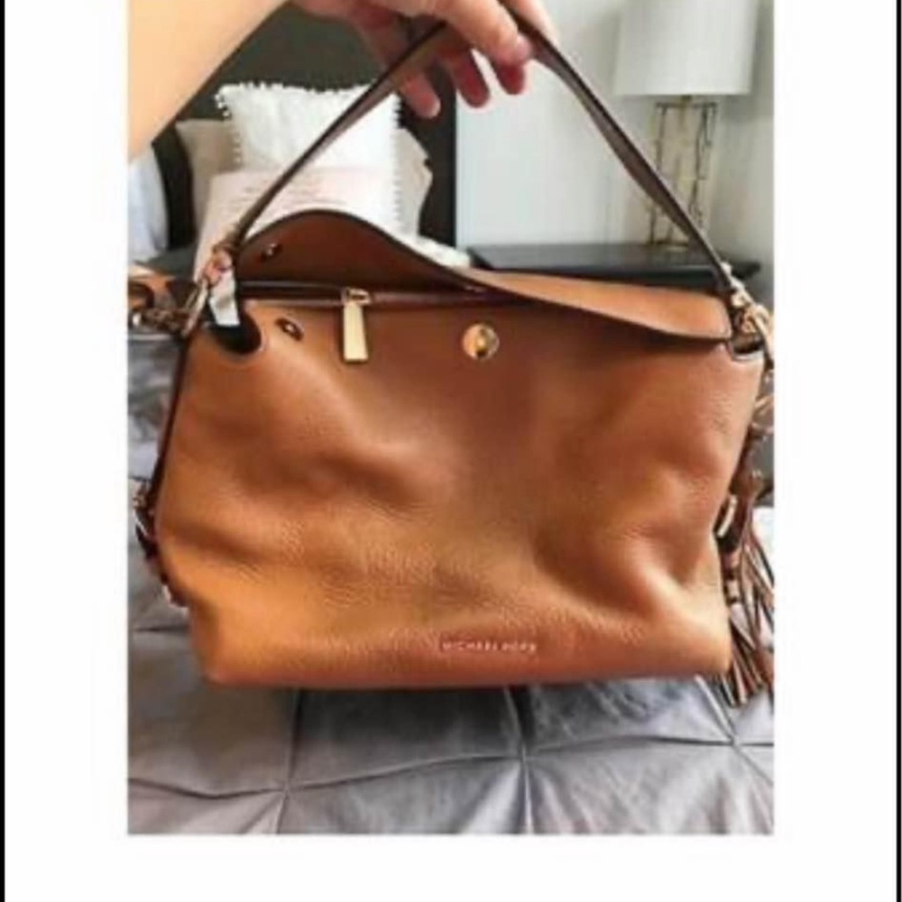 Michael Kors cognac crossbody.